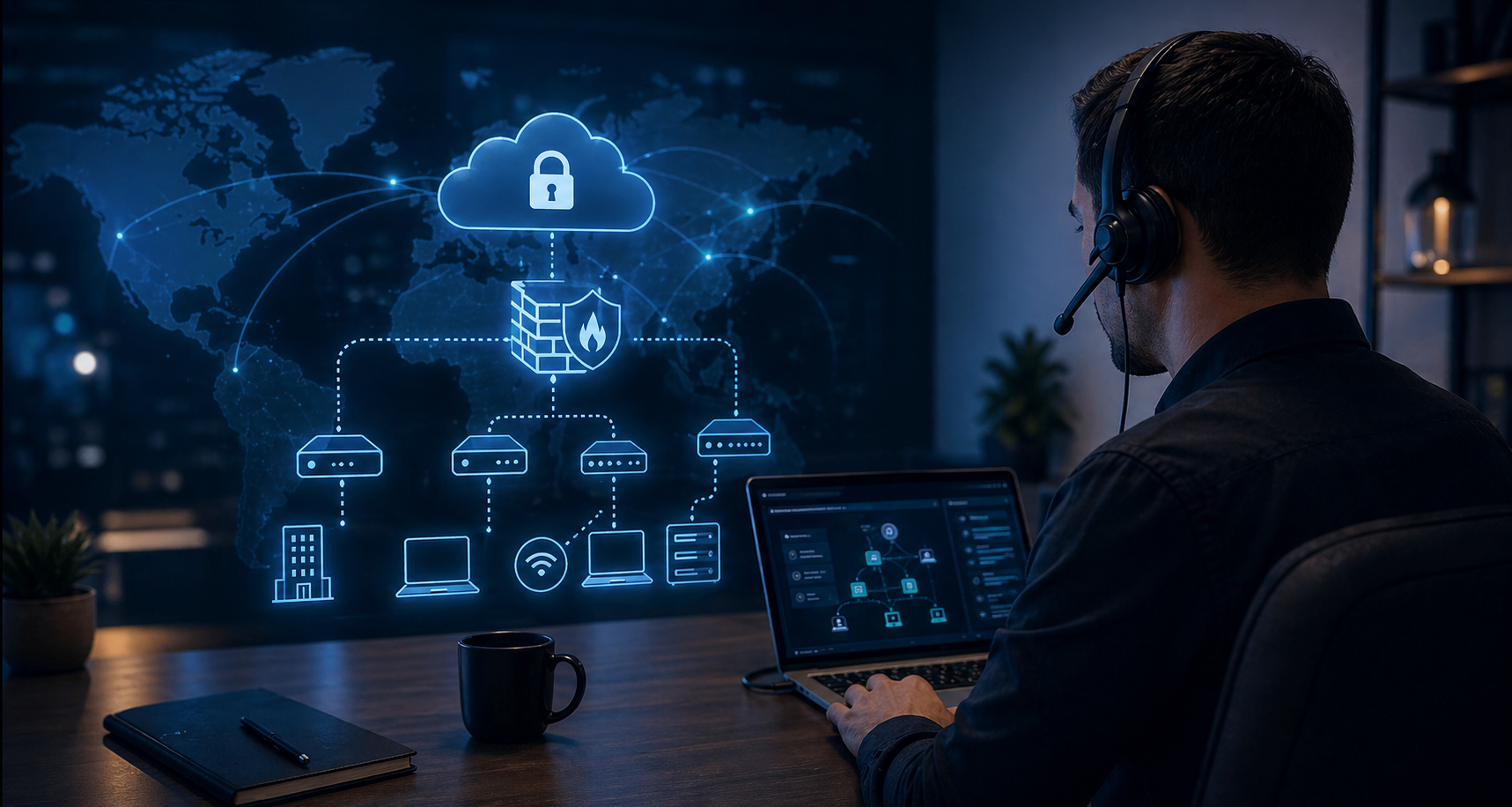 Remote network installation and security consultation